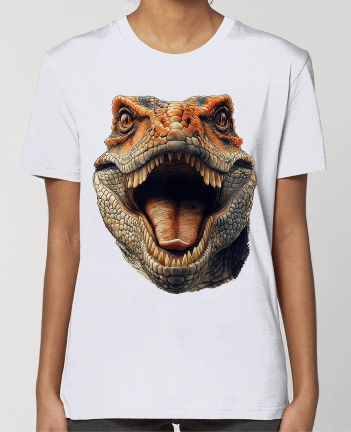T-shirt Femme Tête de dinosaure par KronoArt