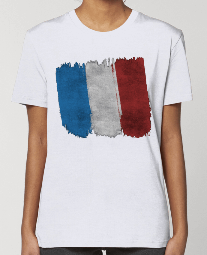 T-shirt Femme Drapeau Français par KronoArt
