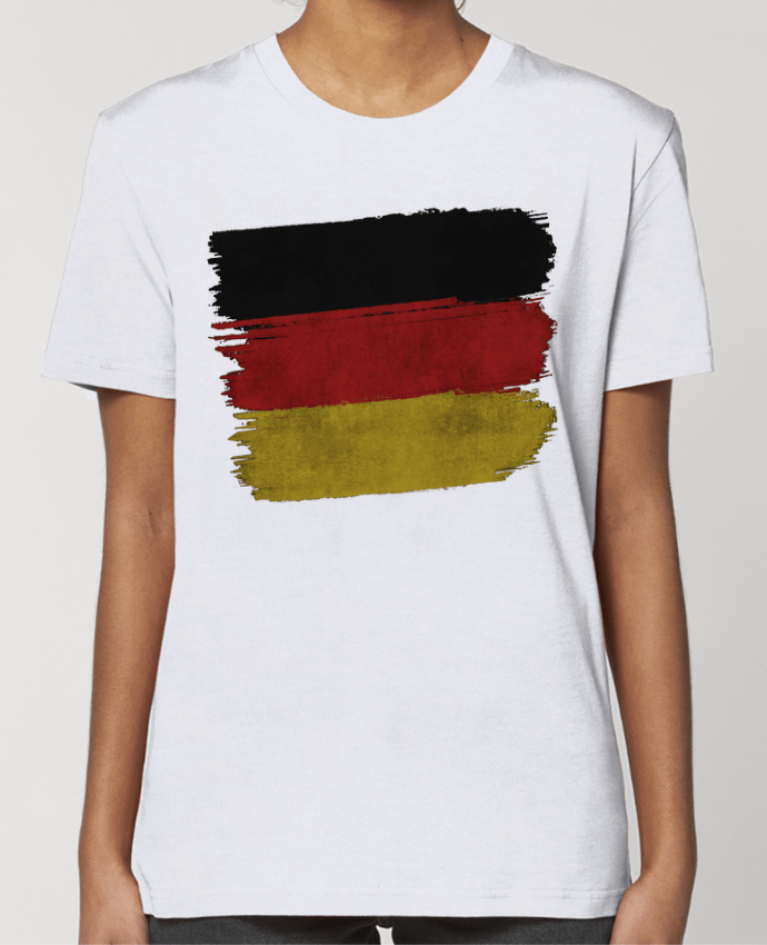 T-shirt Femme Drapeau Allemand par KronoArt