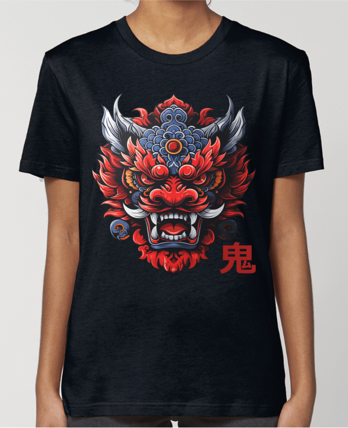 T-shirt Femme Oni, démon Japonais par KronoArt