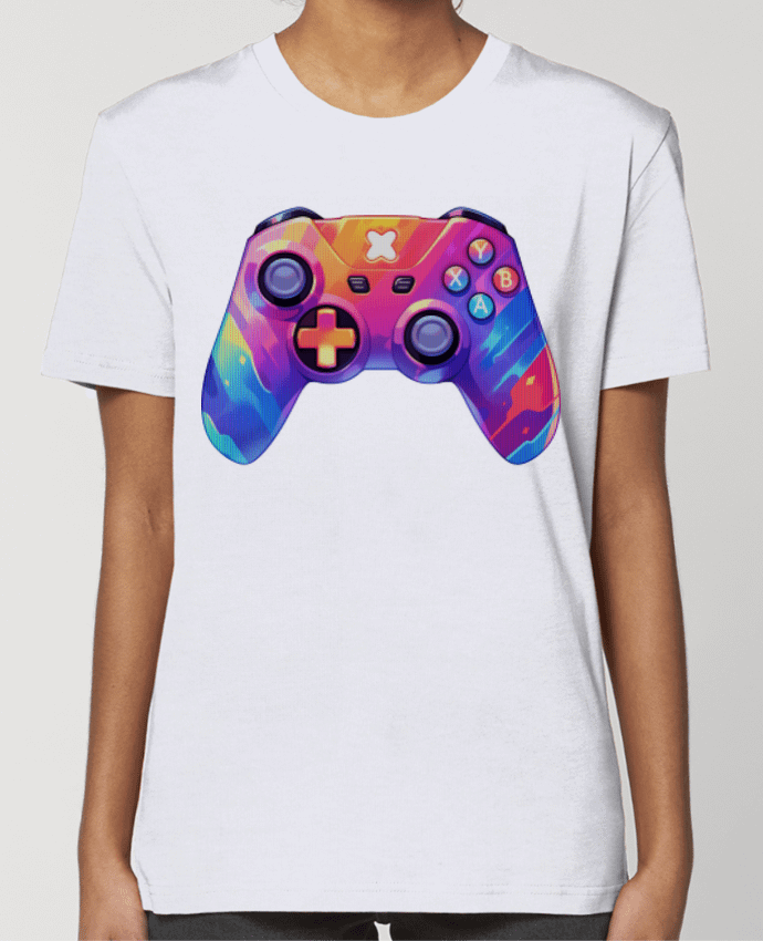 T-shirt Femme Manette de jeux vidéo pixel art por KronoArt