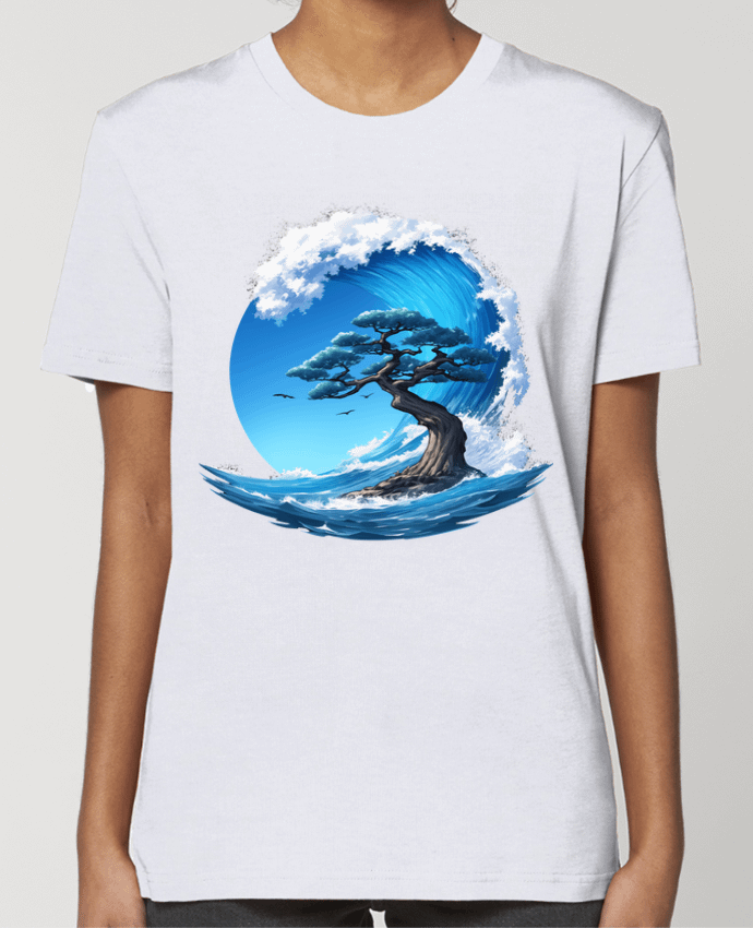 T-shirt Femme Un arbre sous une vague par KronoArt