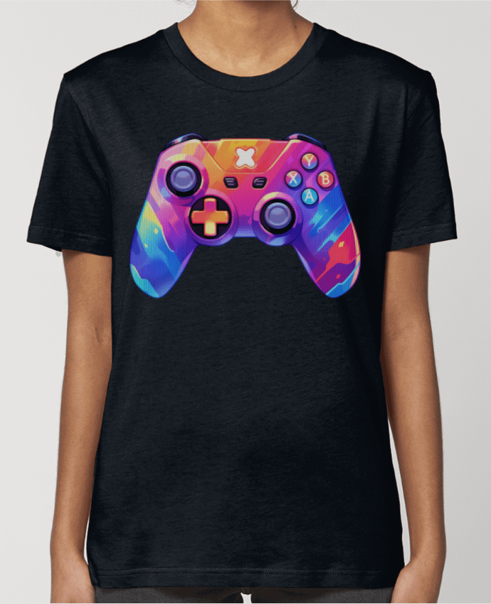 T-shirt Femme Manette de jeux vidéo pixel art par KronoArt