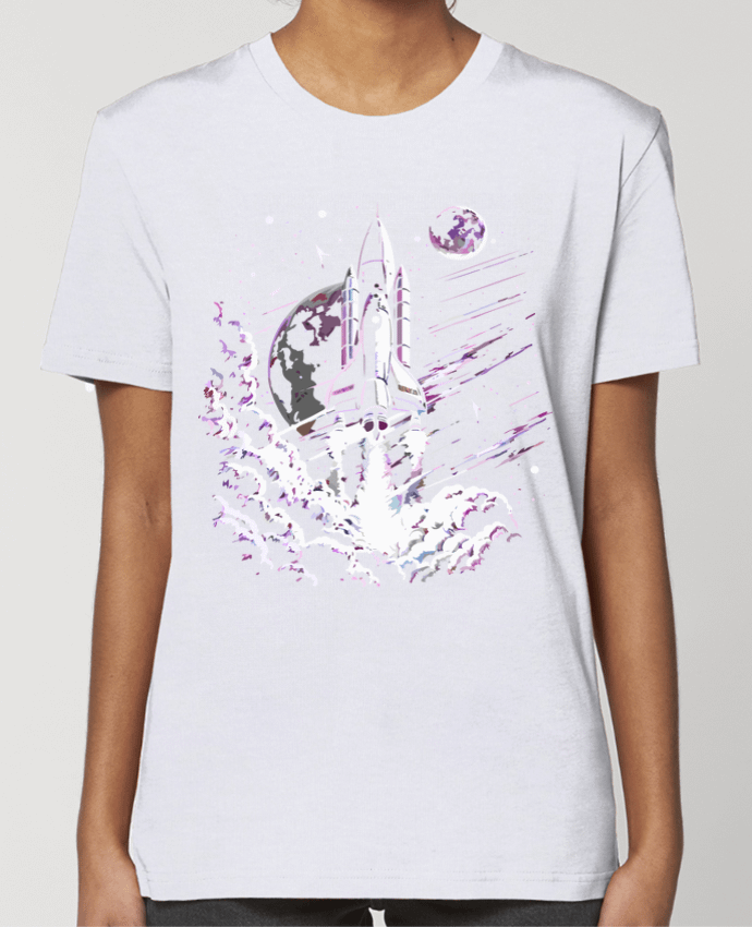 T-shirt Femme Fusée au décollage par KronoArt
