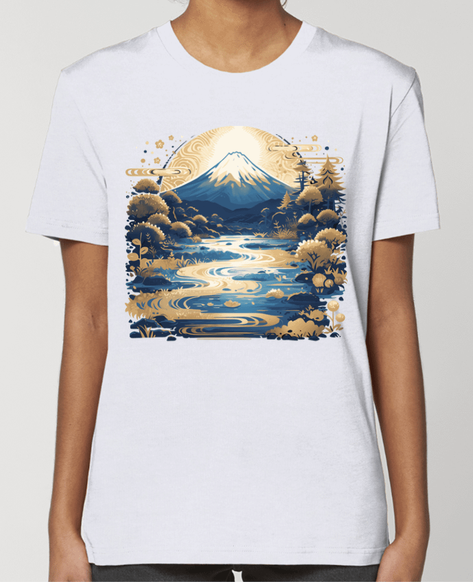T-shirt Femme Mont Fuji par KronoArt