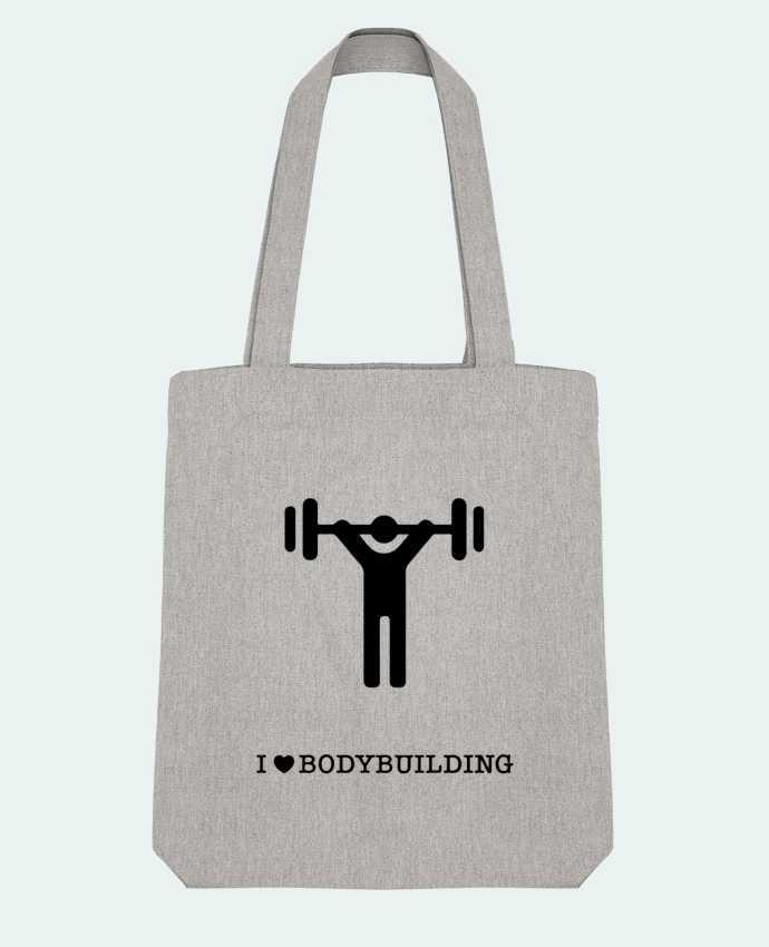 Tote Bag Stanley Stella I love bodybuilding by will 