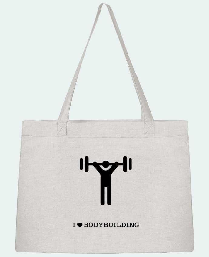 Shopping tote bag Stanley Stella I love bodybuilding by will