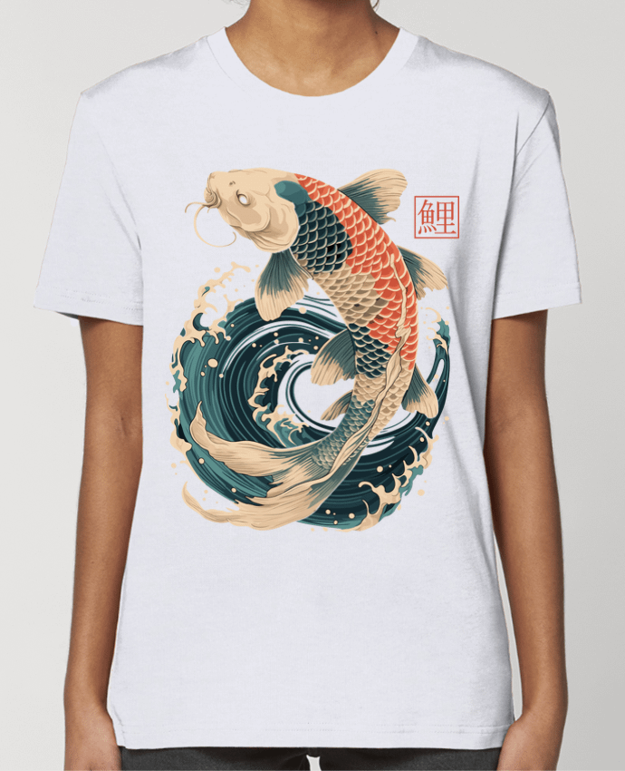 T-shirt Femme Carpe Koi par KronoArt