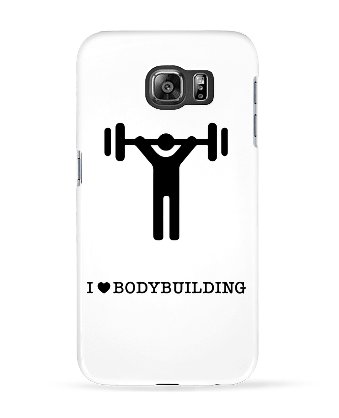 Case 3D Samsung Galaxy S6 I love bodybuilding - will