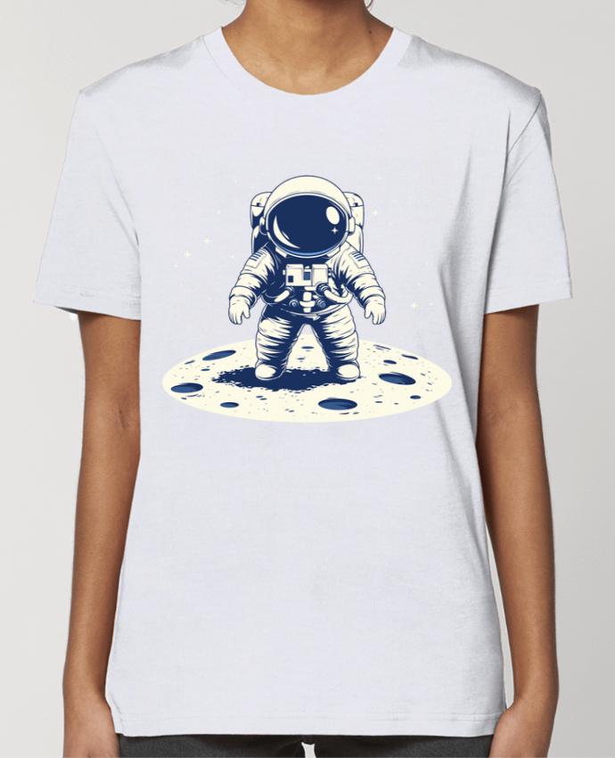 T-shirt Femme Un Astronaute sue la Lune par KronoArt