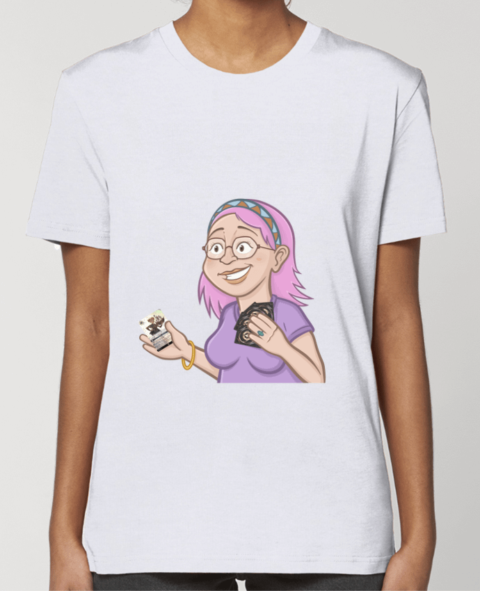 T-shirt Femme Sandy avec une carte par Gerome En Live