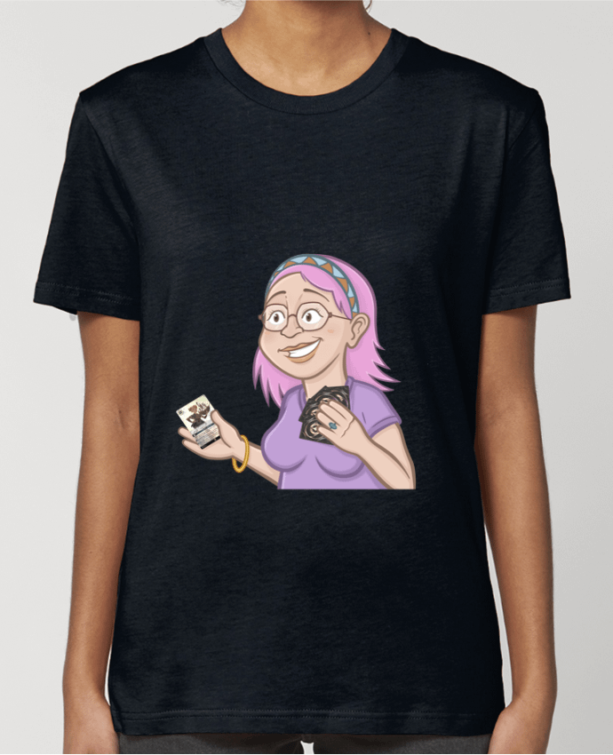 T-shirt Femme Sandy avec une carte par Gerome En Live