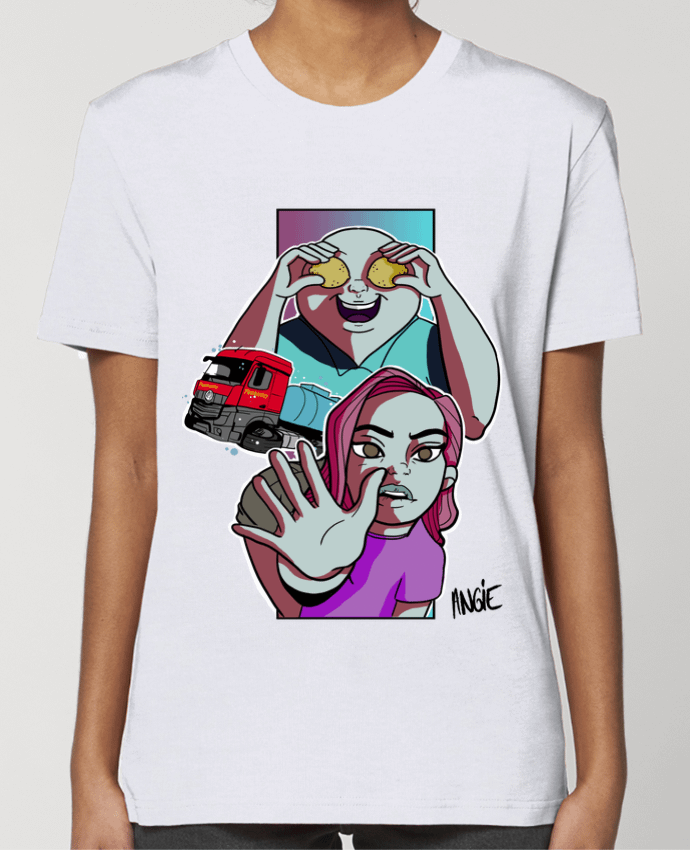 T-shirt Femme Les Bouilles Fockedey par Gerome En Live