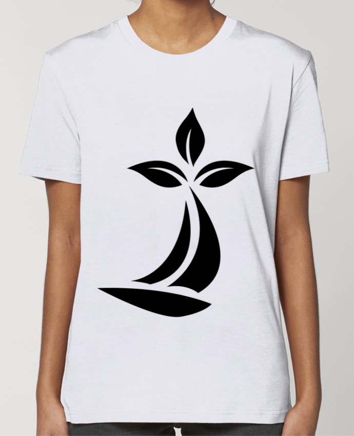 T-shirt Femme Hermine Surf par Graphic Vision