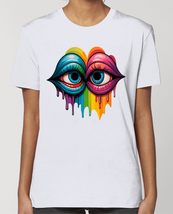 T-shirt Femme LOOK AT ME par 33designerarte