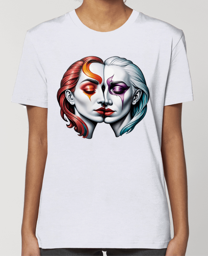 T-shirt Femme Pareja con Amor par 33designerarte
