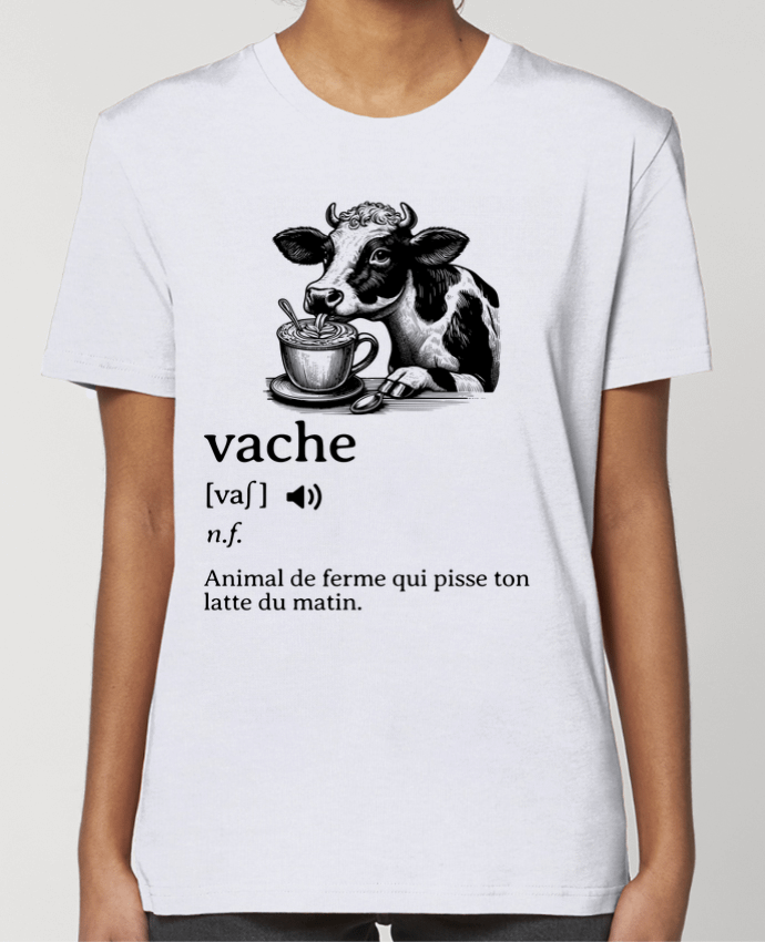 T-shirt Femme Vache définition par Mona Designs