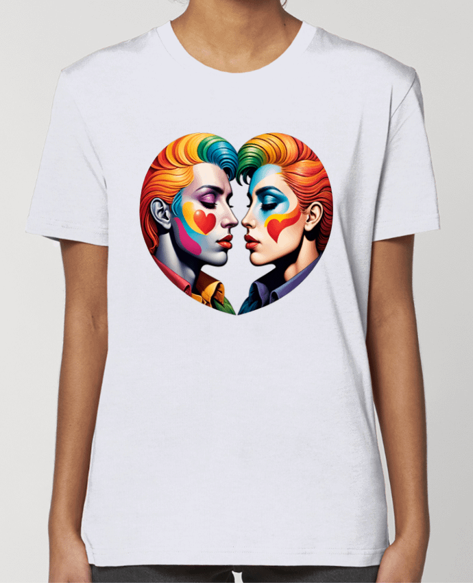 T-shirt Femme UNITED HEARTS par 33designerarte