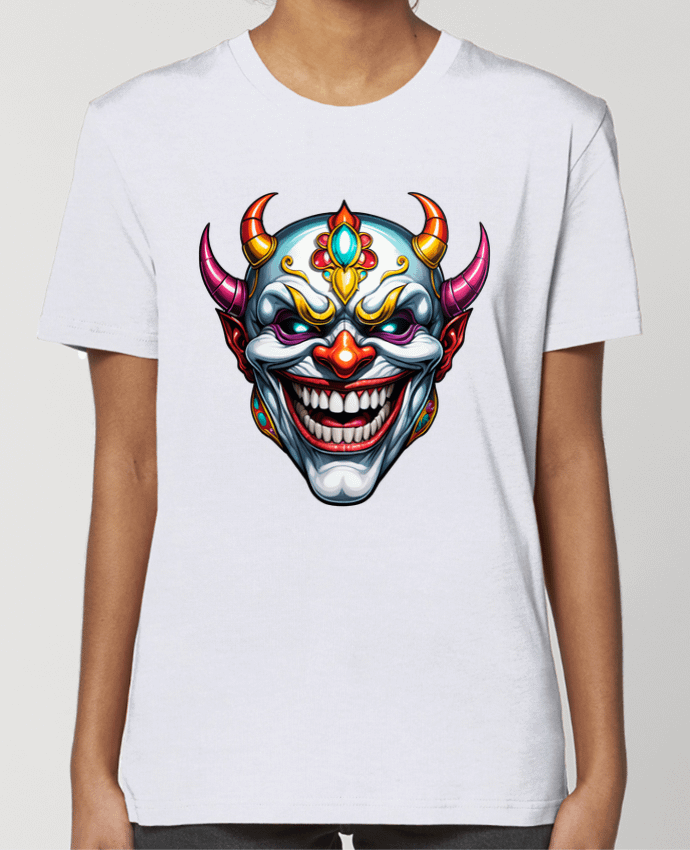 T-shirt Femme MASQUE AVEC SOURIRE par 33designerarte