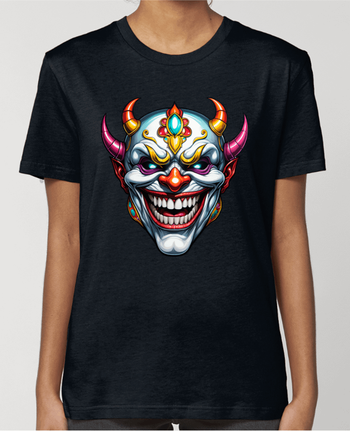 T-shirt Femme MASQUE AVEC SOURIRE par 33designerarte