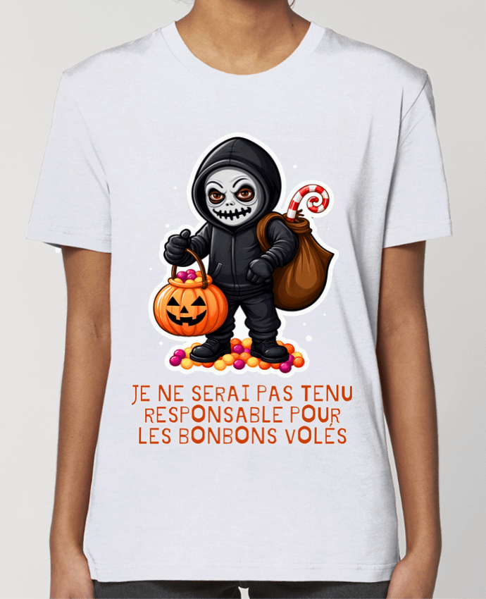 T-shirt Femme Je Ne Serai Pas Tenu Responsable Pour Les Bonbons Volés par Phocea Editions
