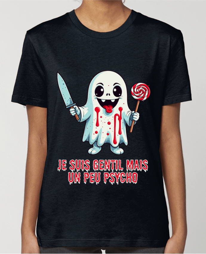 T-shirt Femme Je suis gentil mais un peu psycho par Phocea Editions