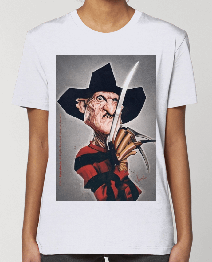 T-shirt Femme Caricature de Freddy par White Tiger 60