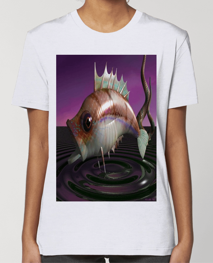 T-shirt Femme Image de Synthèse poisson par White Tiger 60