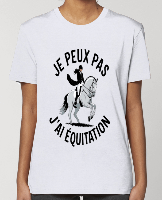 T-shirt Femme je peux pas j'ai equitation par bwilfy