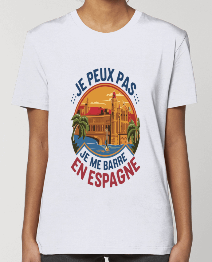 T-shirt Femme je peux pas je me barre en Espagne par bwilfy