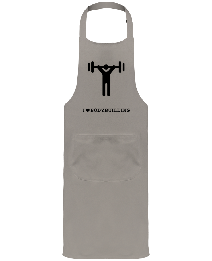 Tablier avec poches I love bodybuilding par will