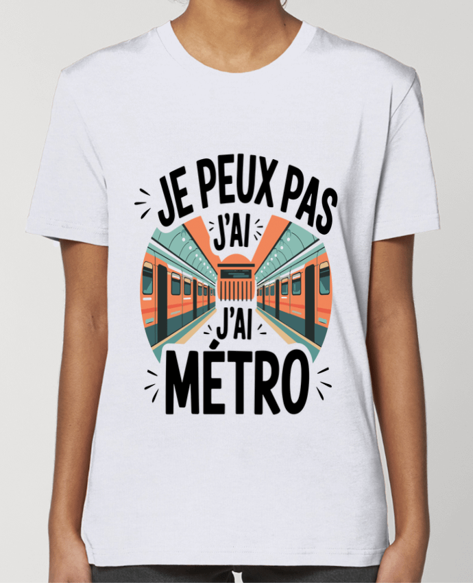 T-shirt Femme je peux pas j'ai metro par bwilfy