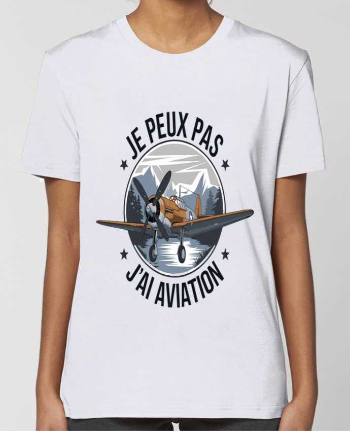 T-shirt Femme je peux pas j'ai aviation par bwilfy