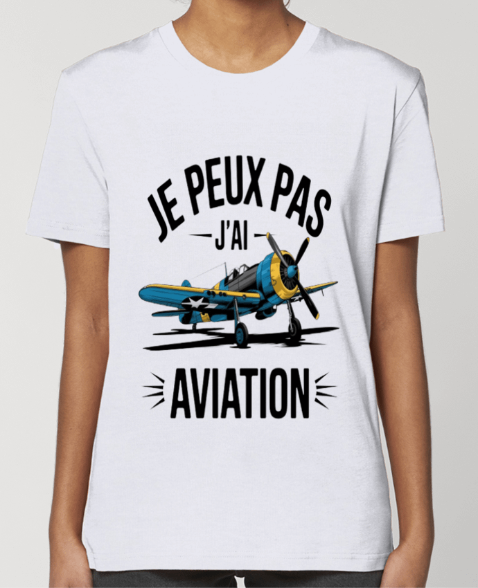 T-shirt Femme je peux pas j'ai aviation par bwilfy