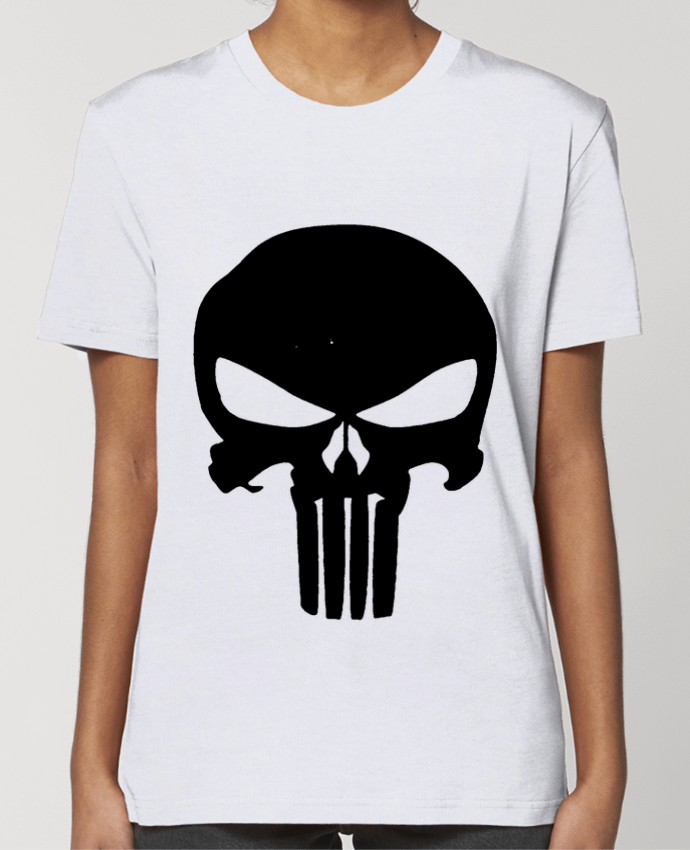 T-shirt Femme Punisher blanc par Almo The Best