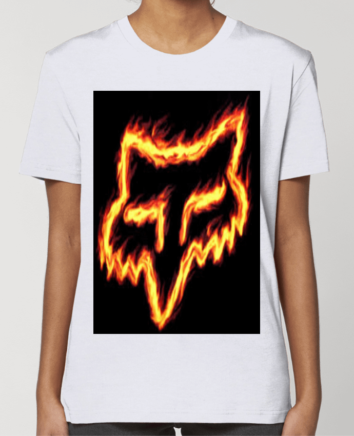T-shirt Femme Renard de feu by PopsQc