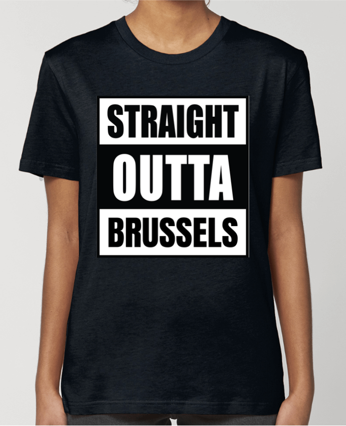 T-shirt Femme Straight outta Brussels par Cheerocki