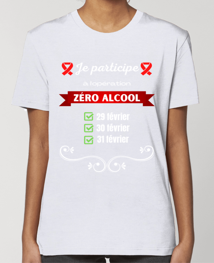 T-shirt Femme Je participe à l'opération zéro alcool v2 par Cheerocki