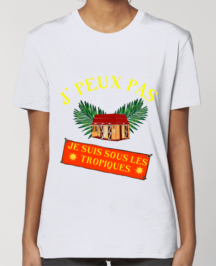 T-shirt Femme je peux pas, je suis sous les tropiques par Fridaé