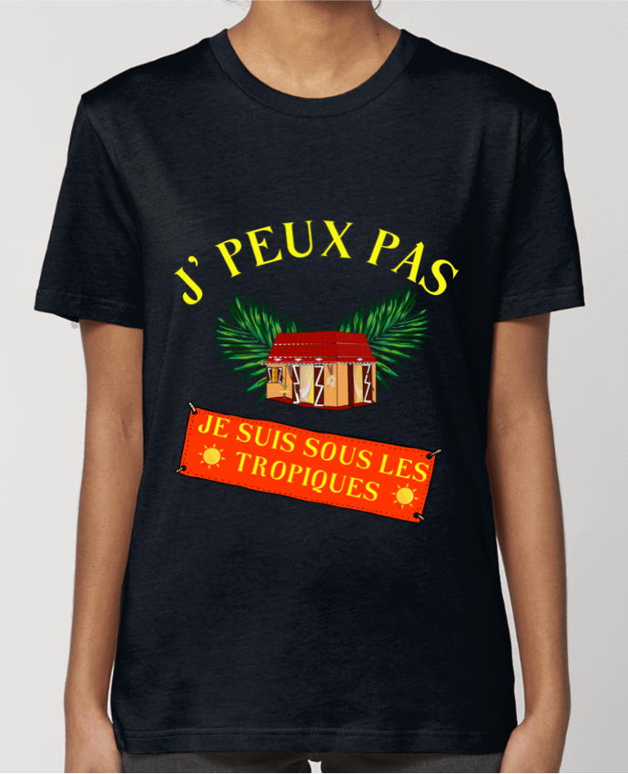 T-shirt Femme je peux pas, je suis sous les tropiques par Fridaé