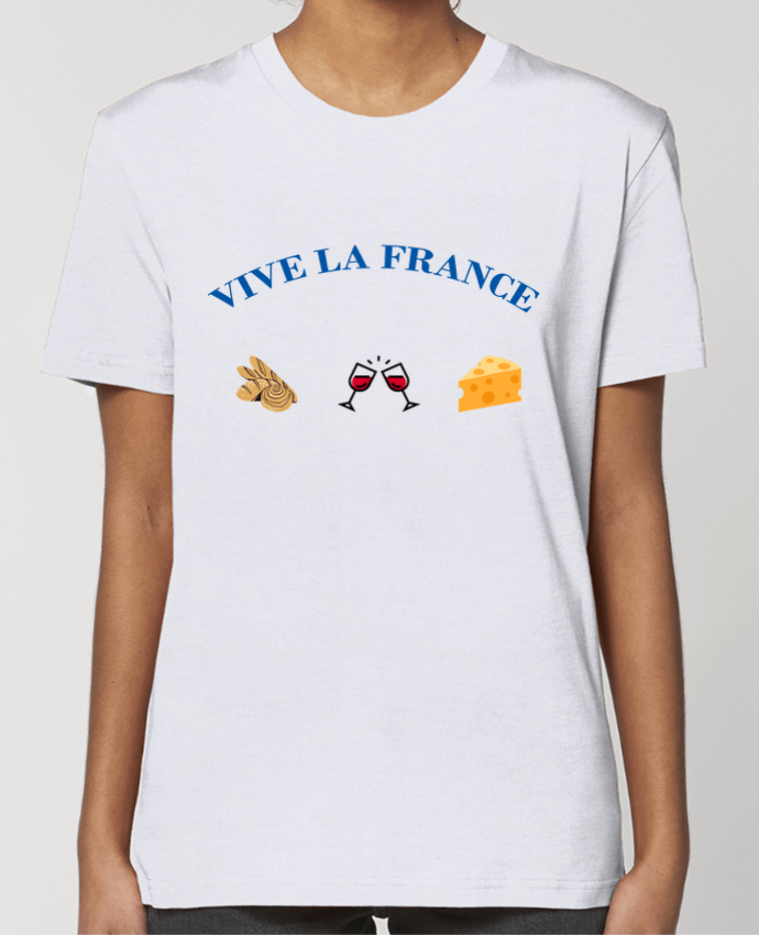 T-shirt Femme Vive la France : tradition Française par Frenchydesign