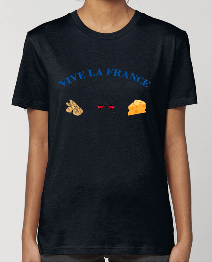 T-shirt Femme Vive la France : tradition Française par Frenchydesign