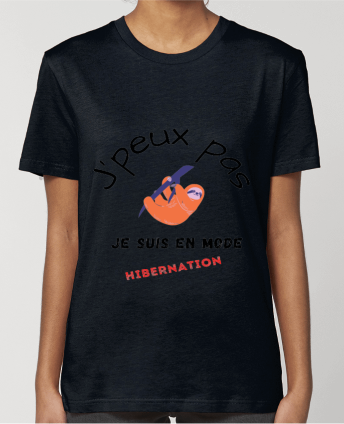 T-shirt Femme je peux pas, je suis en mode hibernation par Fridaé