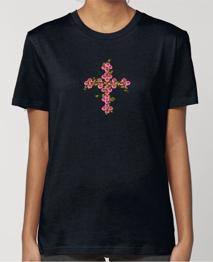 T-shirt Femme Croix roses et lierre par Les Caprices de Filles