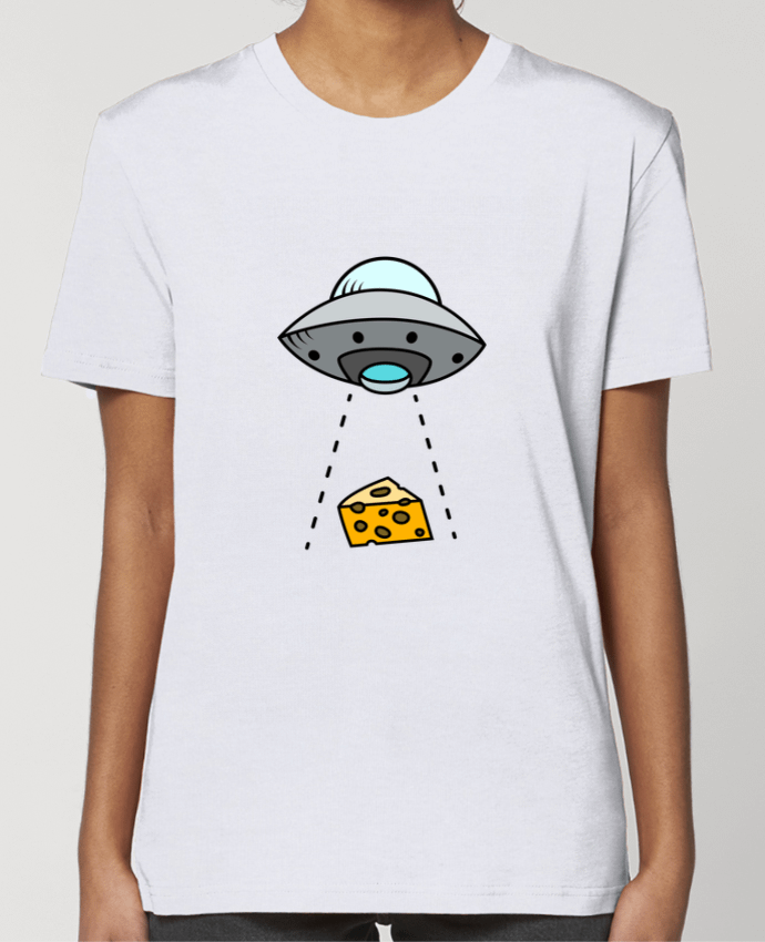 T-shirt Femme Extraterrestre Enlèvement Fromage par NicolasLebrun
