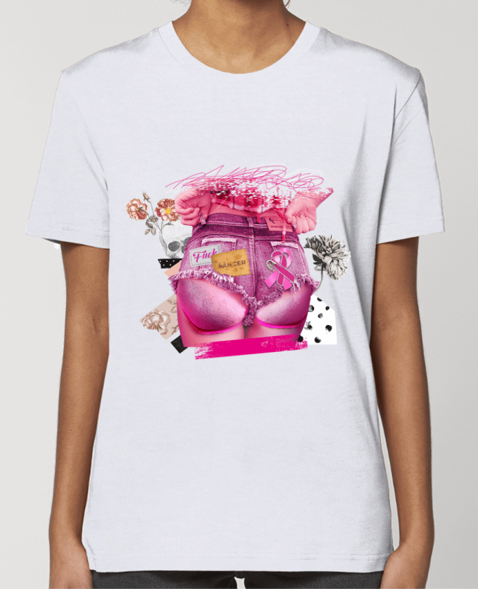 T-shirt Femme Octobre Rose, Fuck Cancer par Nanoushka