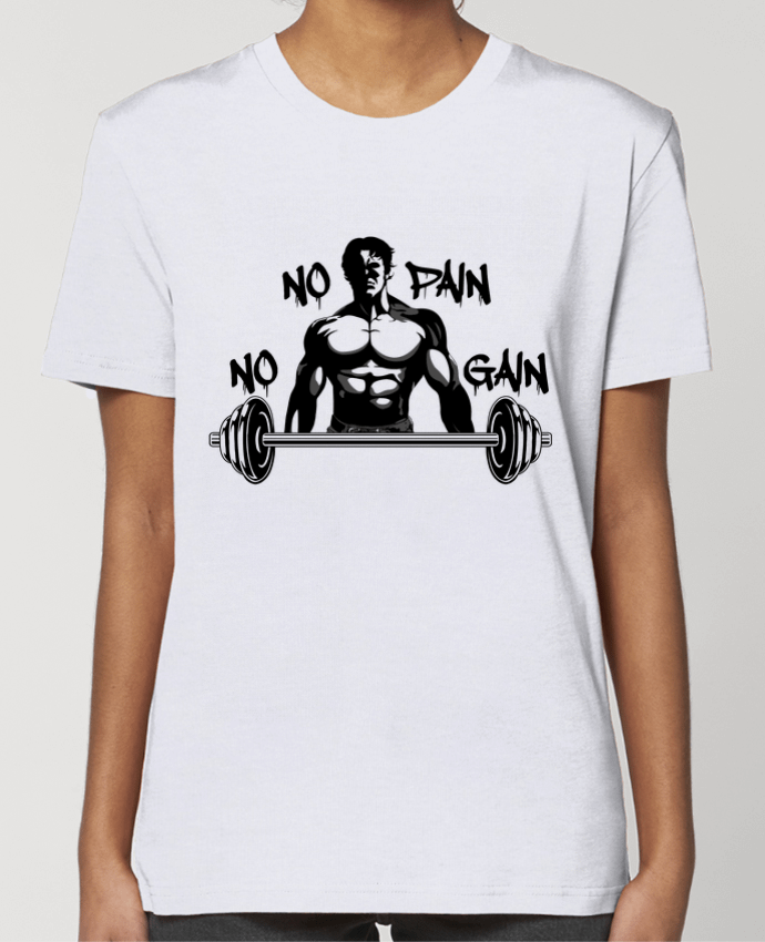 T-shirt Femme GYM NO PAIN NO GAIN par Nankurunaisa
