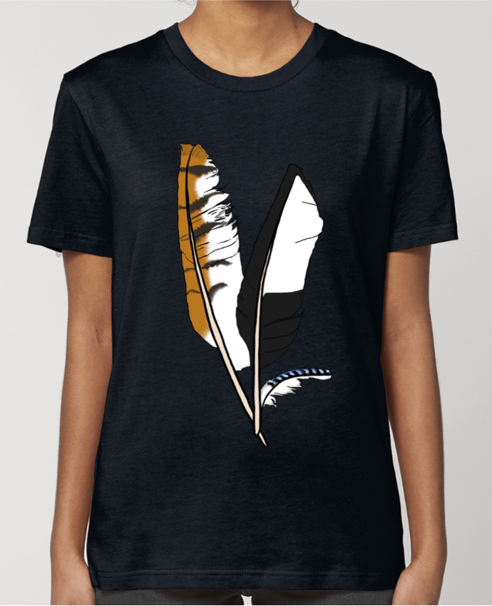 T-shirt Femme Plumes par PlasmaPulsar