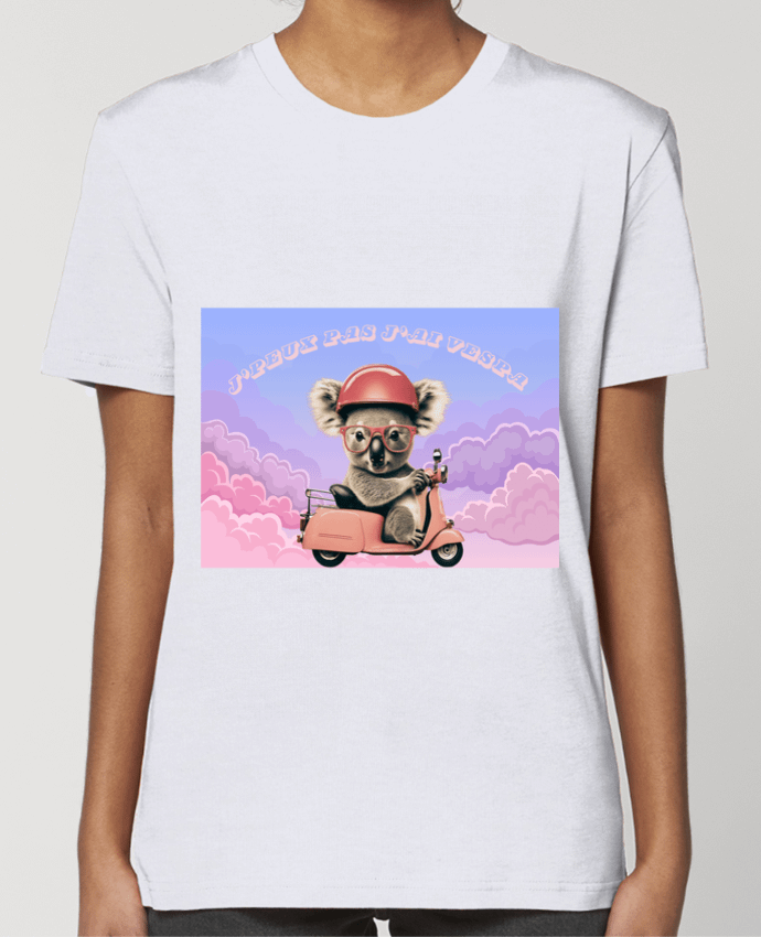 T-shirt Femme Koala sur un scooter rose par mapetitefleur