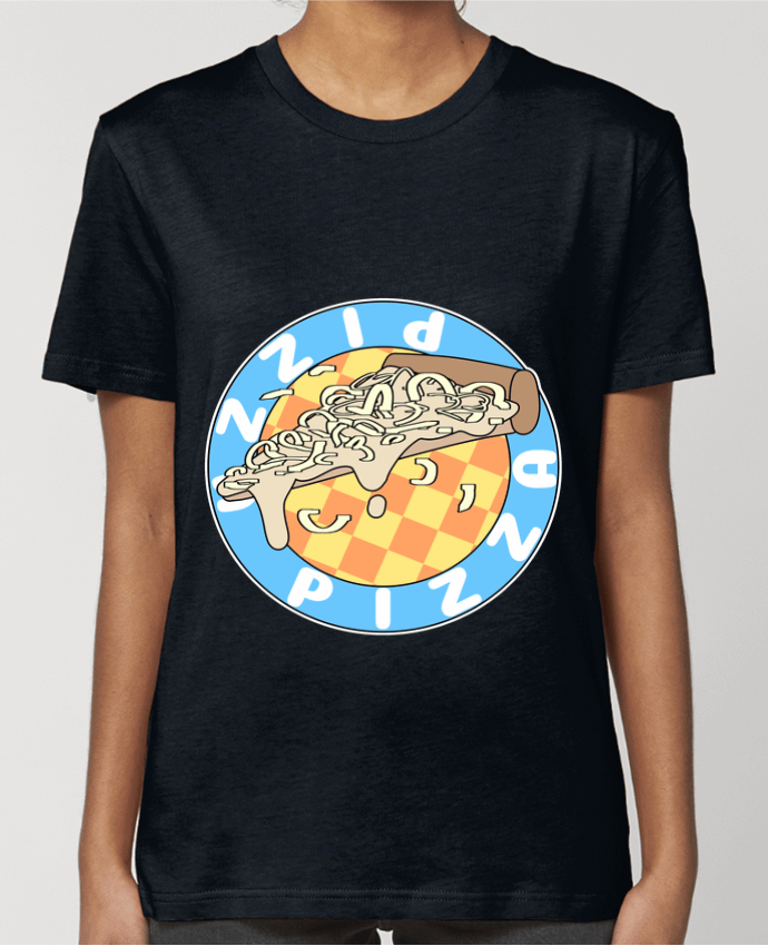 T-shirt Femme Illustrated Pizza Logo par Loon